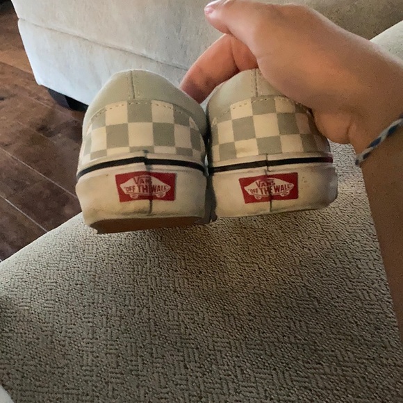 blue and white checkered vans - Picture 5 of 5